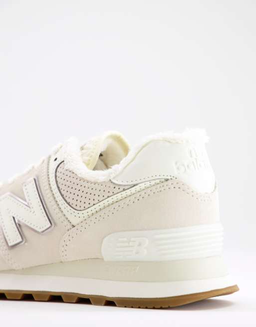 New Balance 574 Trainers In Off White