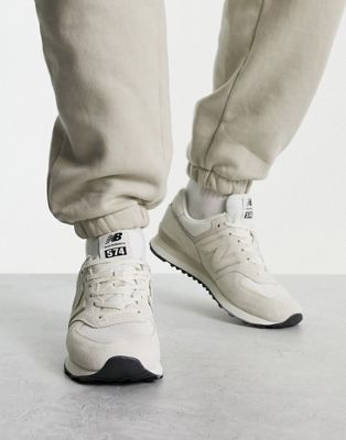 New Balance 574 sneakers in off white - ASOS Price Checker