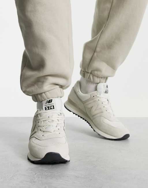 New Balance 574 trainers in off white