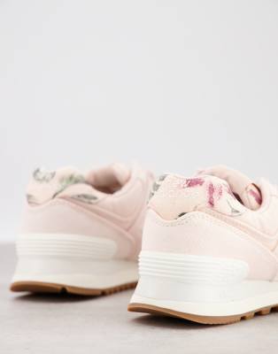 pink and green new balance 574