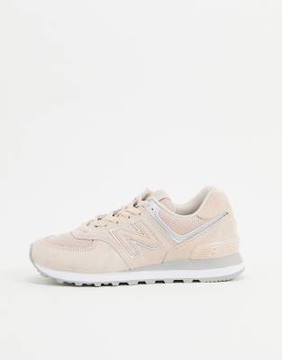 new balance 574 ecru trainers