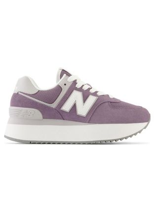 New Balance 574+ trainers in purple - ASOS Price Checker
