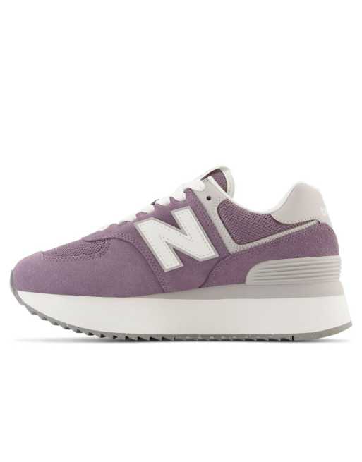 New balance wl574 womens hot sale purple