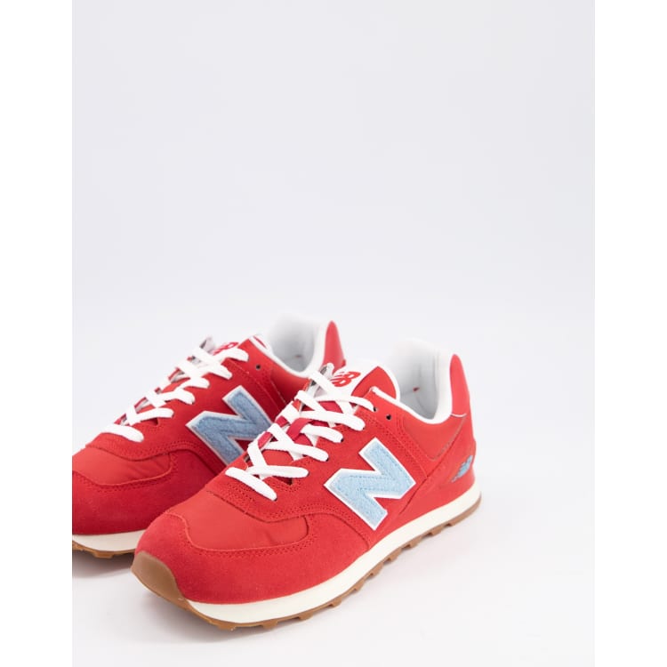 Red white and blue new best sale balance 574