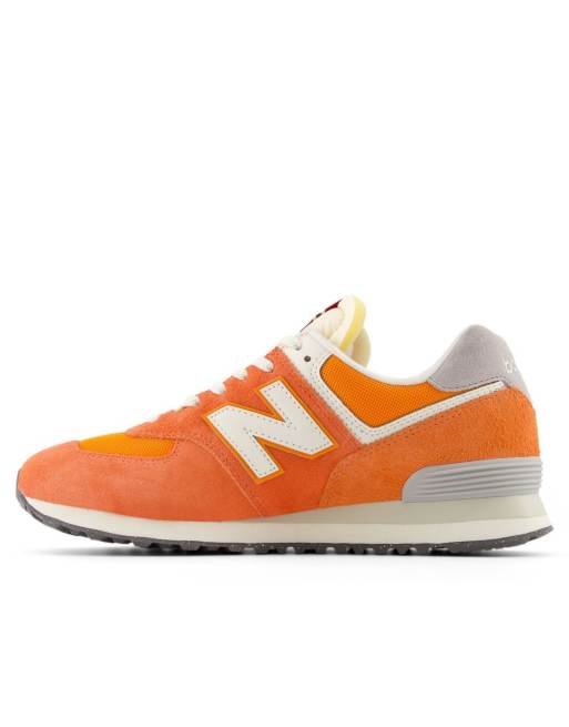 New Balance 574 trainers in red | ASOS