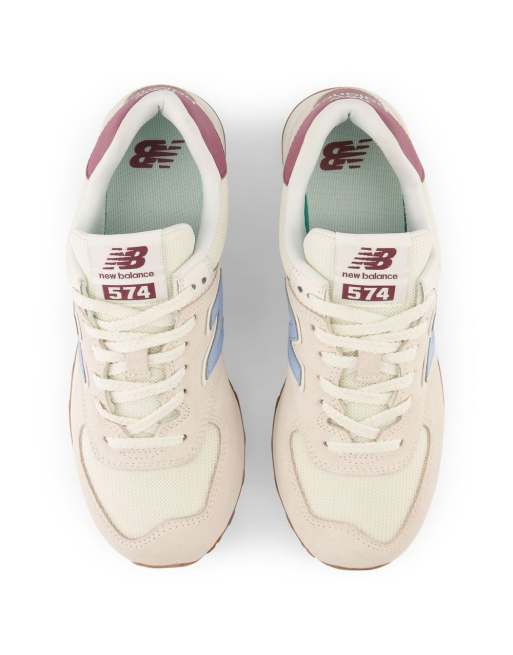 New balance 574 smoked salt best sale with silver