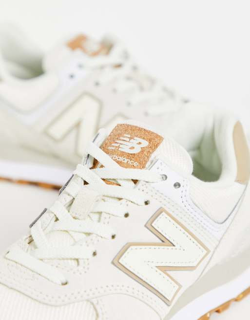 New balance tan 2025 574 trainers