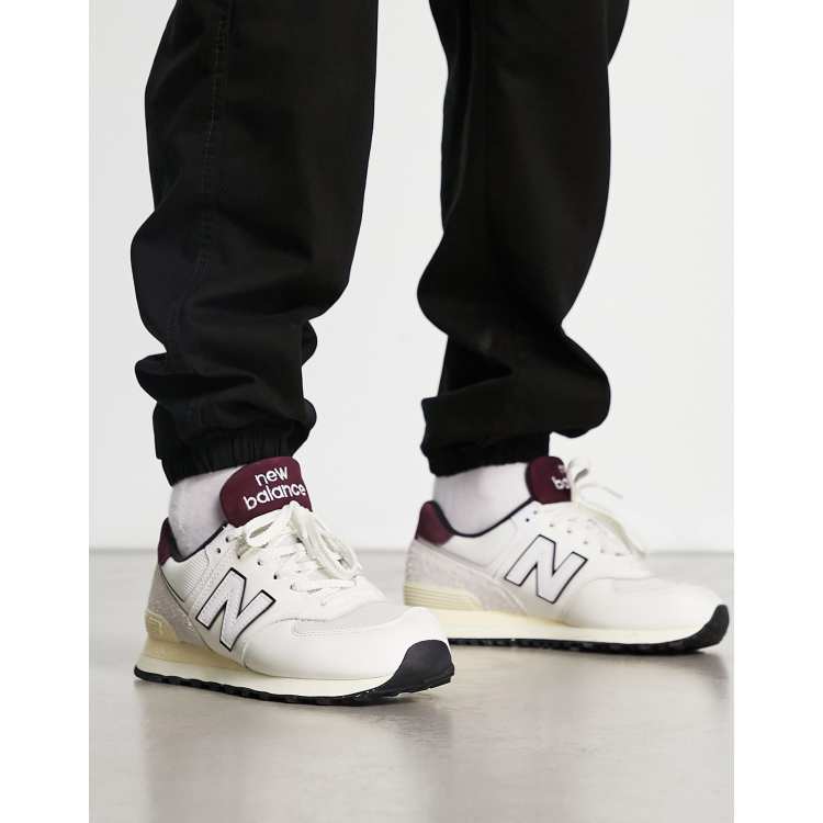 New balance 574 80s outlet – burgundy / grey