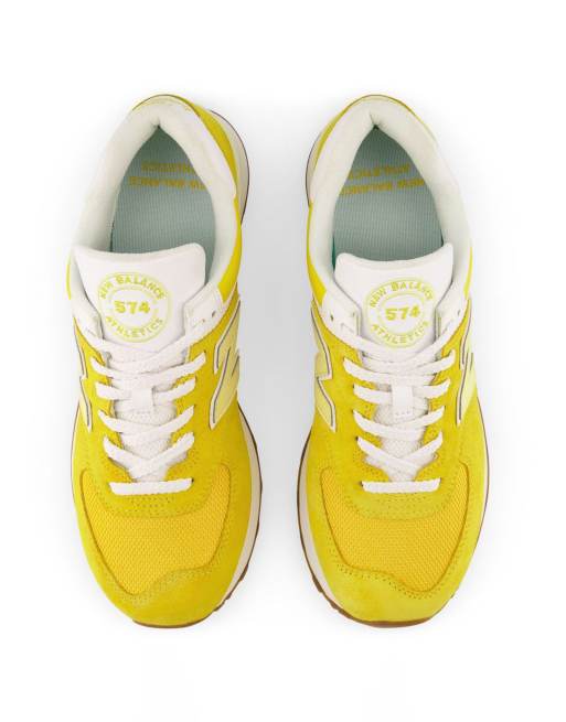 New balance best sale 574 womens yellow