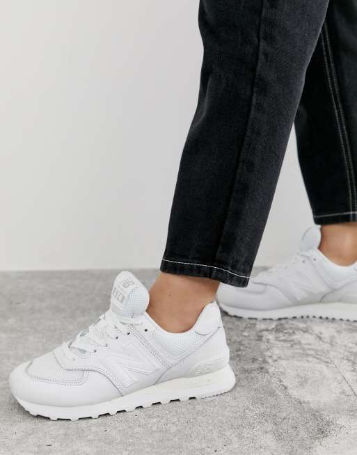 New balance triple on sale white