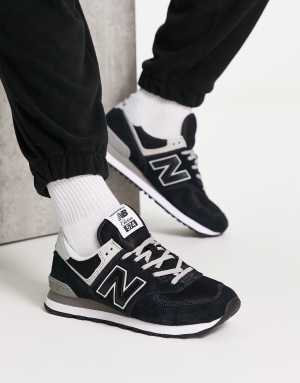 New Balance 574 unisex trainers in black