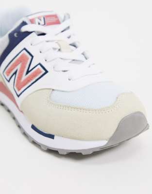 new balance 574 core white