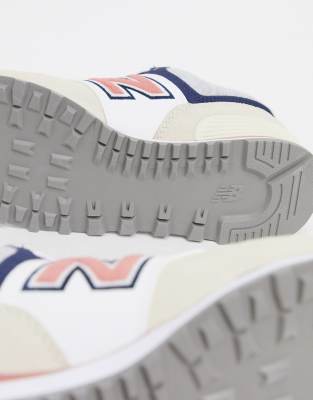 new balance 574 varsity trainers in cream