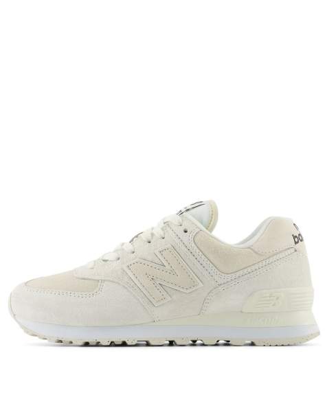 New Balance – 574 – Weiße Sneaker - view 1