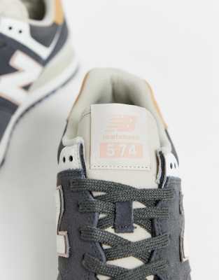 new balance 574 winterised trainers in grey