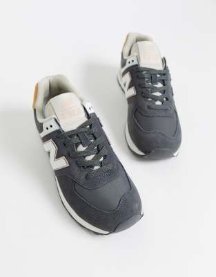 new balance 574 winterised trainers in grey