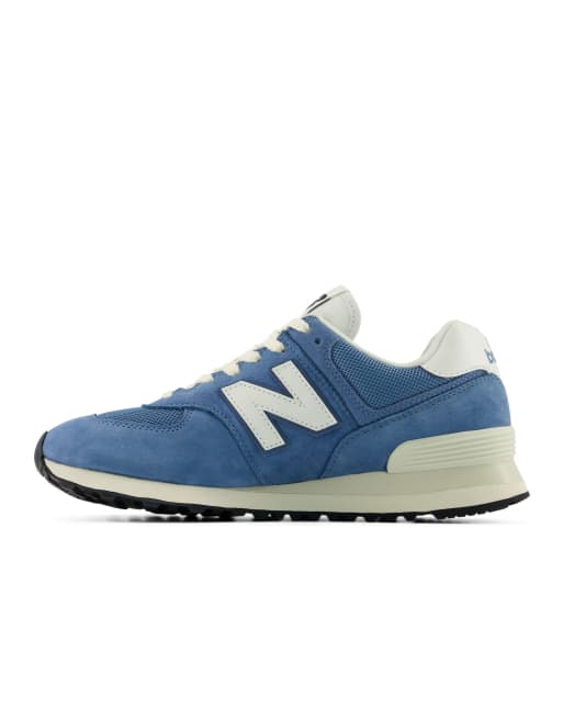 New Balance - 574 - Zapatillas de deporte azul garza, 3 de 4
