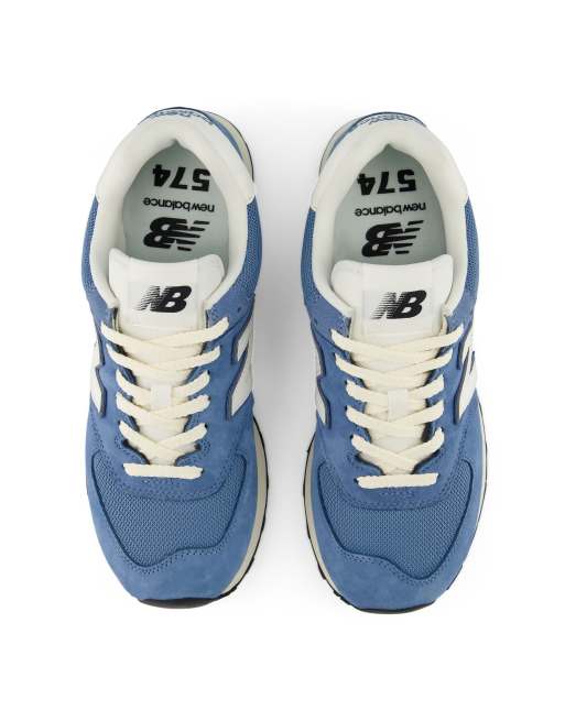New Balance - 574 - Zapatillas de deporte azul garza, 4 de 4