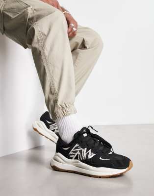 New Balance trainers in black zebra print | Compare | Closer