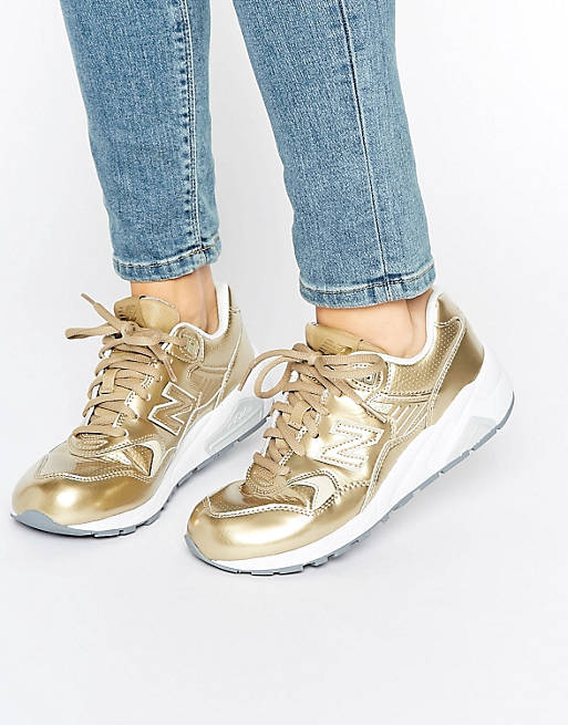 ماجد للعود فروع New Balance 580 Sneakers In Gold ماجد للعود فروع