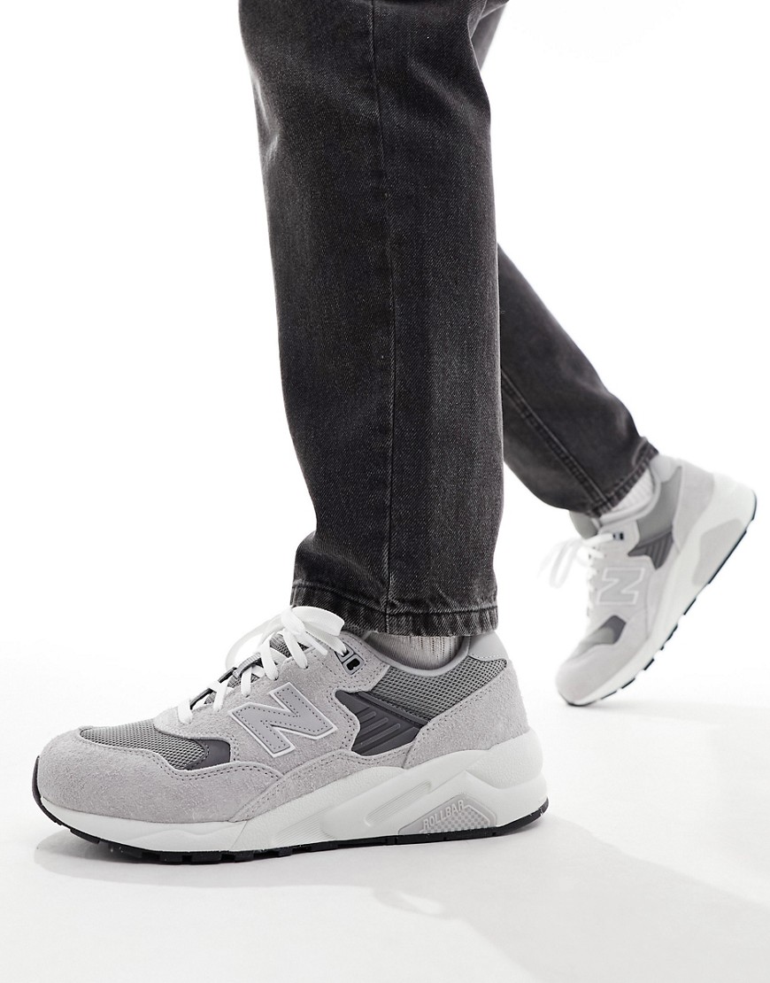 Shop New Balance 580 Sneakers In Gray