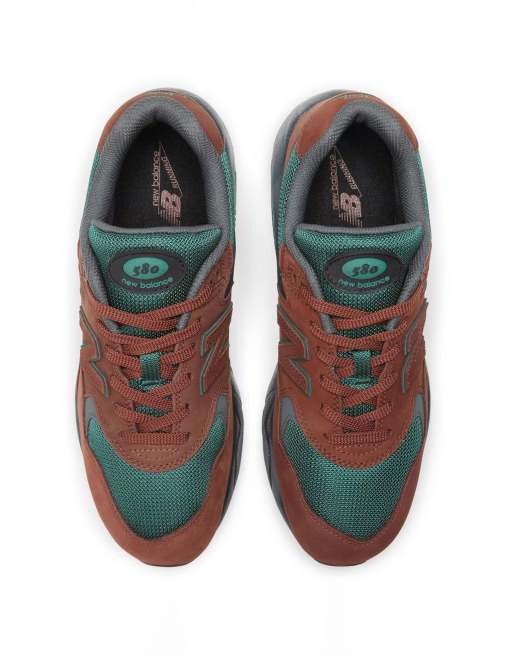 New Balance 580 trainers in brown ASOS