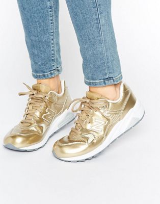New Balance 580 Trainers In Gold | ASOS
