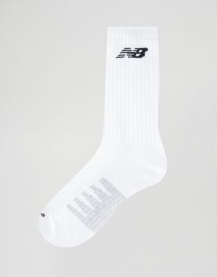 new balance white crew socks