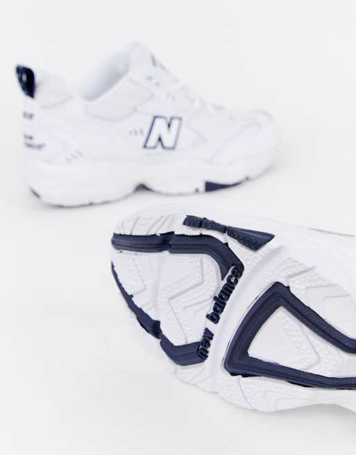 New Balance – 608 – Białe buty sportowe – model MX608WT, 3 z 4
