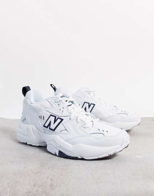 New Balance 608 chunky sneakers in white | ASOS