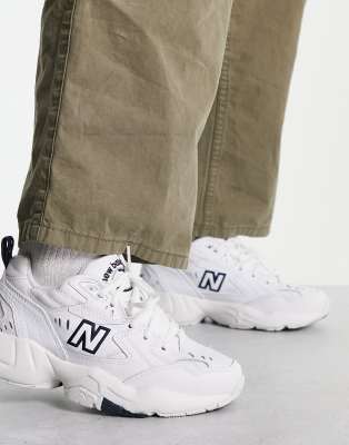 New Balance 608 chunky sneakers in white | ASOS