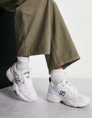 New Balance 608 chunky trainers in white | ASOS