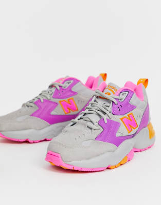 new balance grey and purple