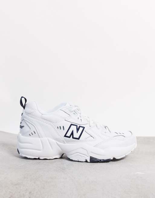 New Balance 608 sneakers in white, 2 of 4