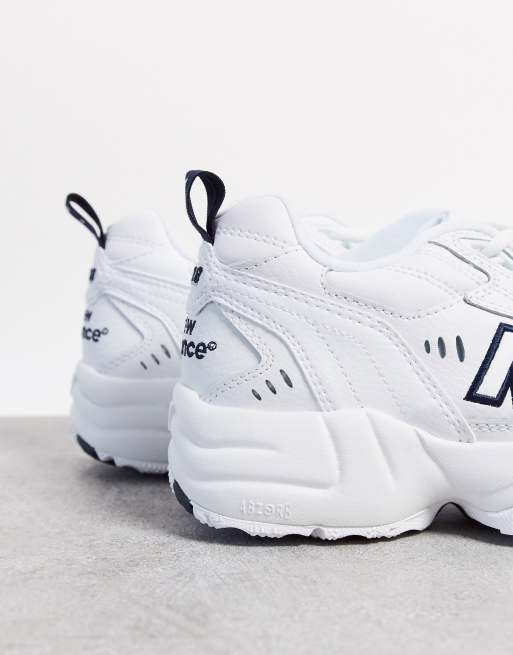 New Balance 608 sneakers in white, 4 of 4