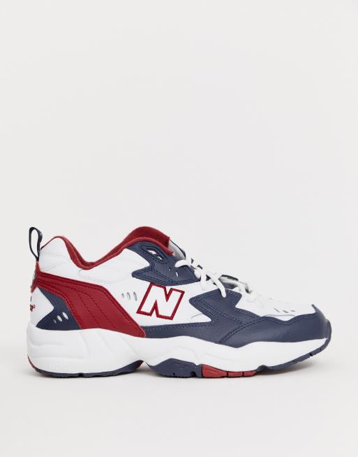 New Balance 608 Sneakers in wit ASOS