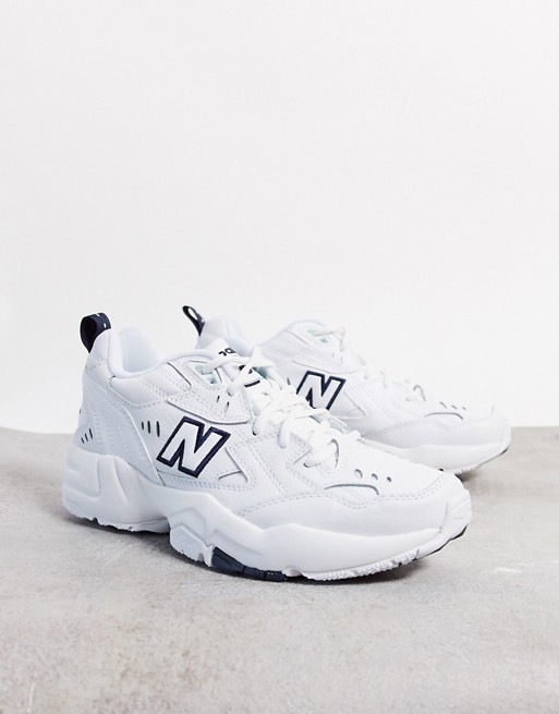 New Balance 608 trainers in white