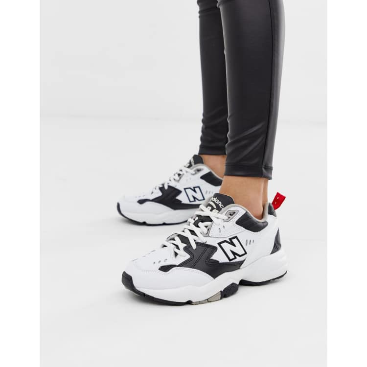 New Balance 608 white and black chunky Sneakers | ASOS