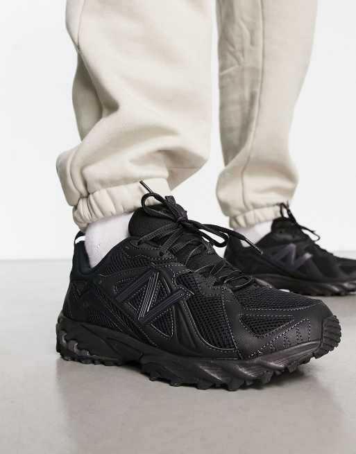 New Balance 610 trainers in triple black ASOS