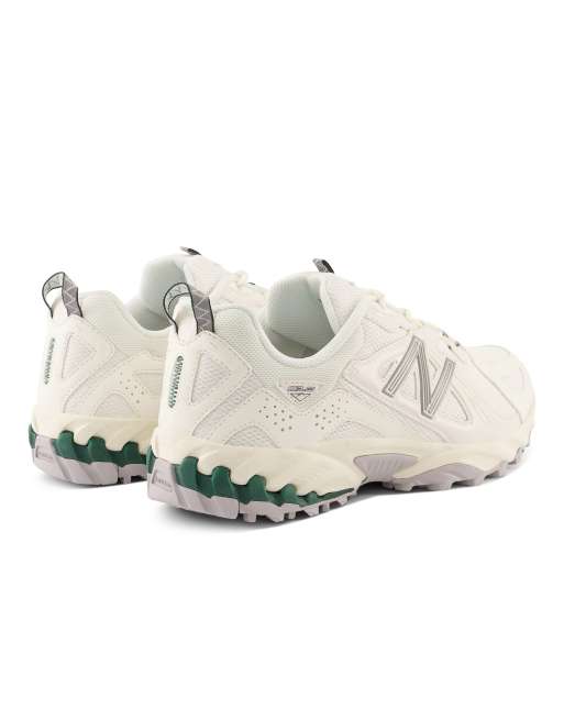 New Balance 610T sneakers in cream with green detail