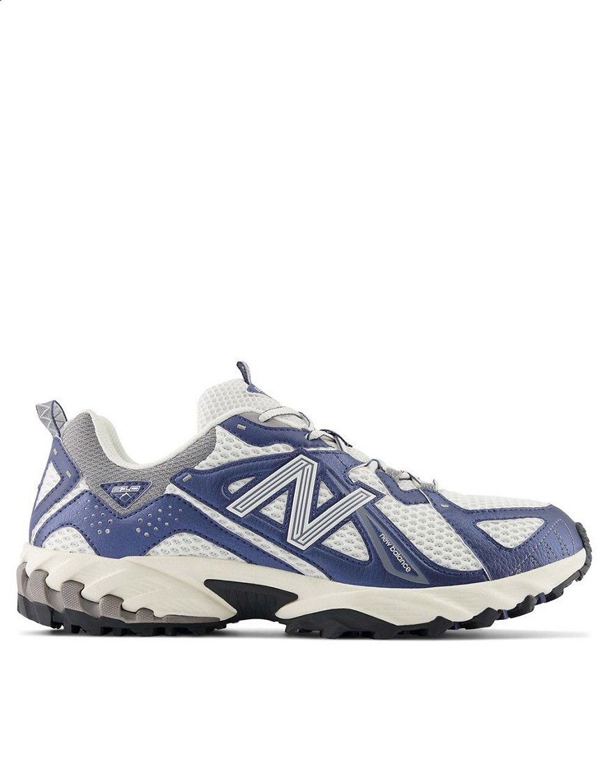 New Balance 610T trainers in blue and white