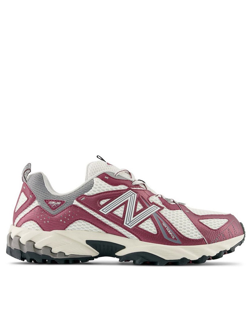 New Balance 610T trainers in red and white