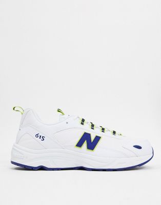 New Balance 615 trainers in White | ASOS
