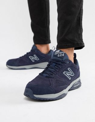 New Balance 624 Trainers In Navy MX624NV4 - ASOS Price Checker
