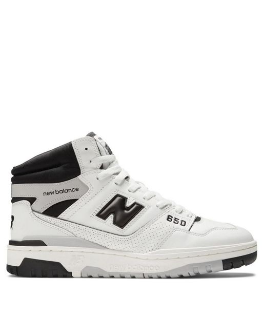 New Balance – 650 – Sneaker in Weiß und Schwarz