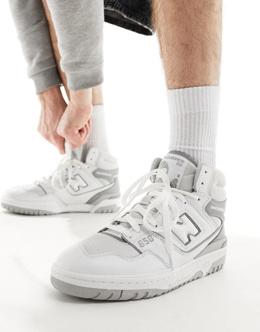 New Balance – 650 – Sneaker in Weiß und Grau