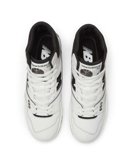 Black and white shop new balance size 4