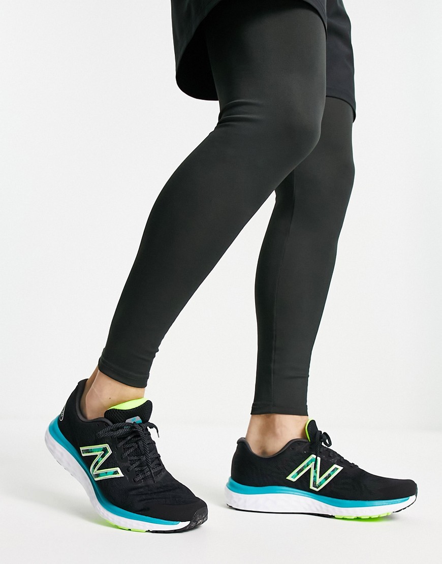 New Balance 680 running trainers in black
