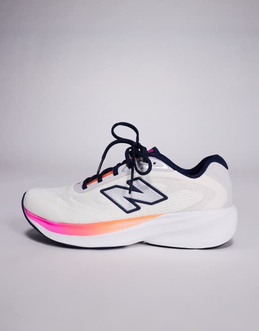 New Balance 680 running trainers in off white and pink, 2 of 5