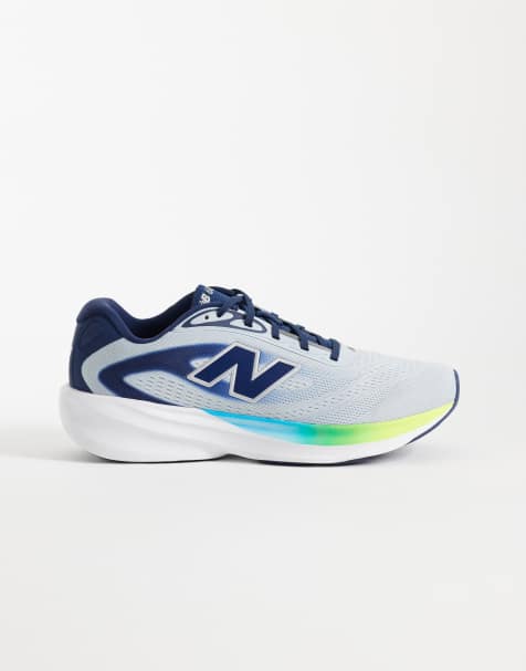 New Balance 680 Sneaker in Weiß und Marineblau - view 1